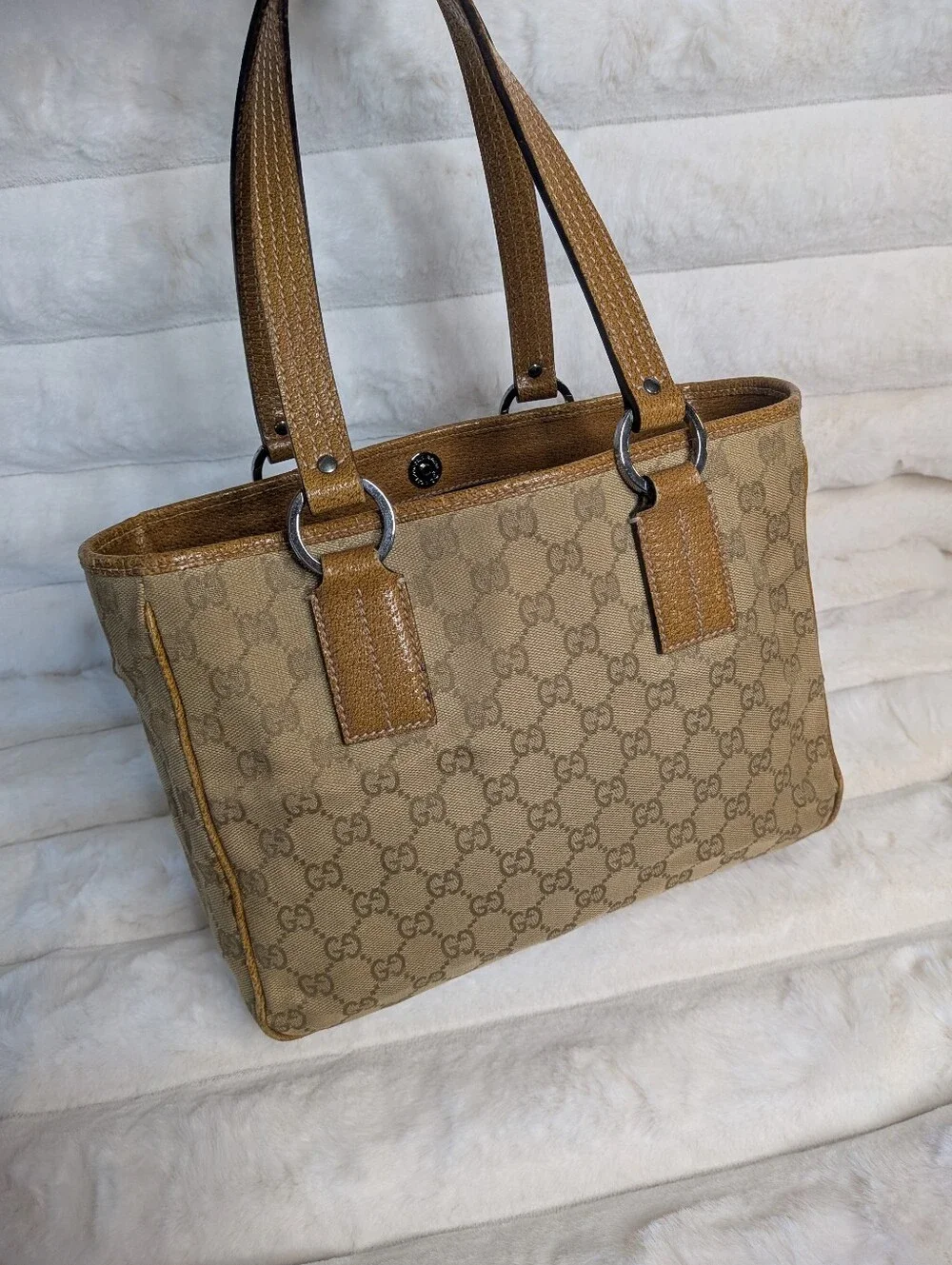 Gucci GG Canvas Monogram Tote Bag